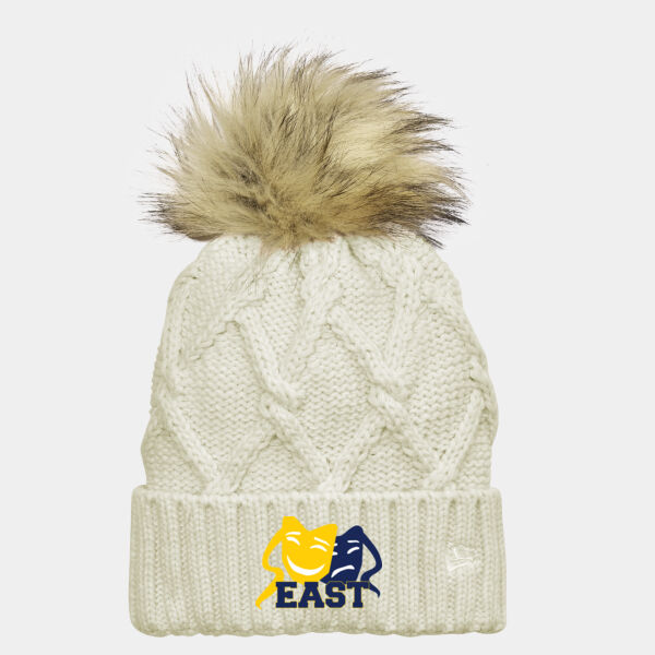 Faux Fur Pom Beanie Thumbnail