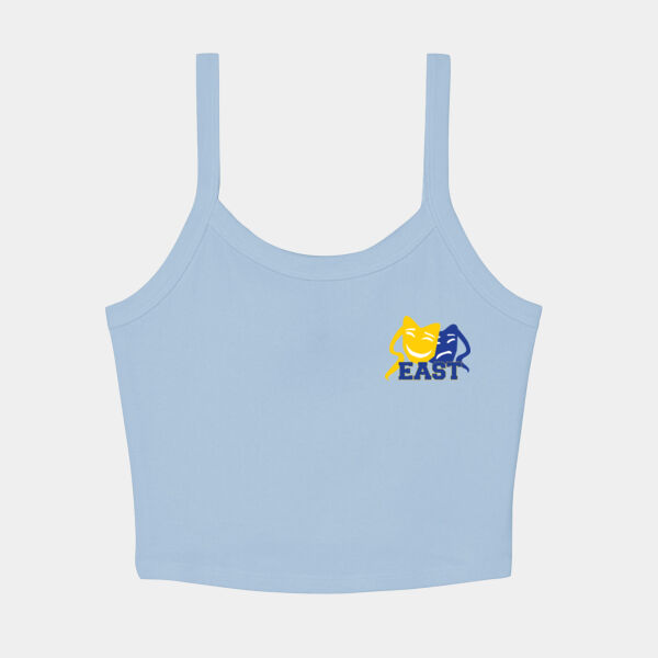 Women's Micro Rib Spaghetti Strap Tank 2 Thumbnail